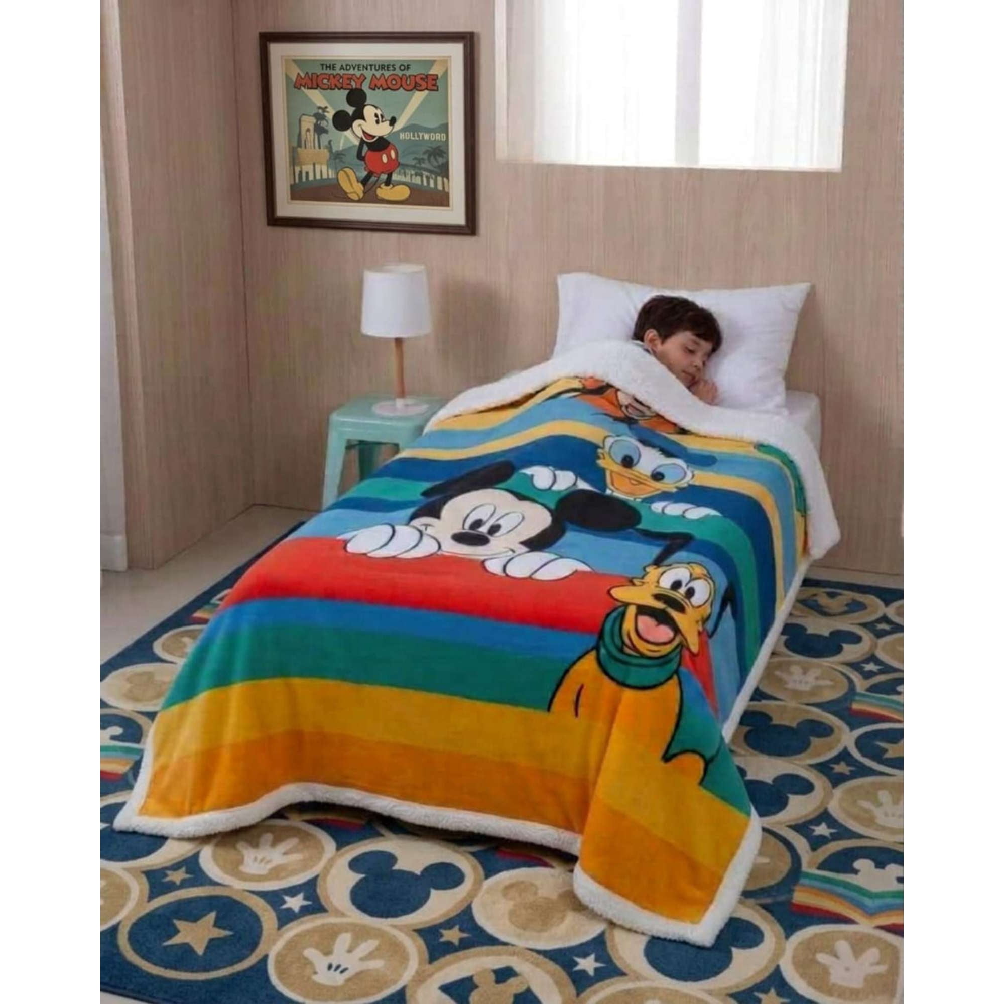 Mylhogar - Frazadas Polar Sherpa Plaza Y Media