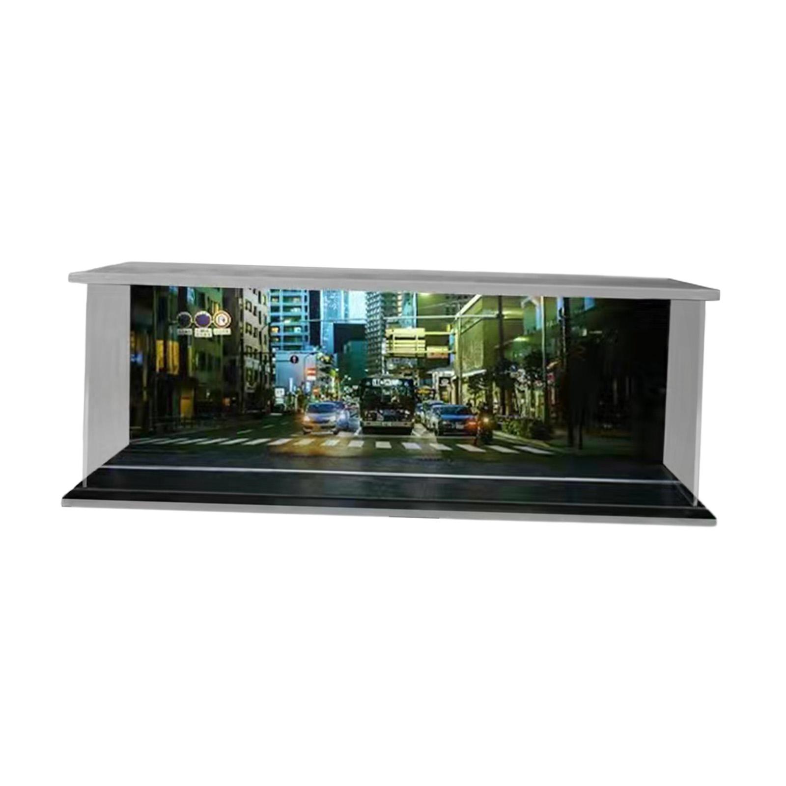 Bothyi - Estuche De Exposición Led Para Estacionamiento 1:64, Protector Para Figuras De Soldados De Coche Fundido A Presión, Cruz