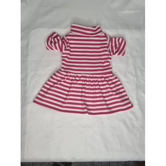 Vestido mascota líneas fucsias talla M