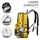 thumbnail image 4 of Pandilla de la Selva-theme Backpack, Campus style schoolbag Bookbag with Adjustable Shoulder Straps And Large Zip Compartment, Unisex Travel Bags.42x30x15cm, 4 of 6