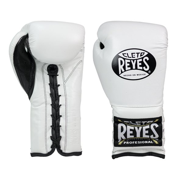 Guantes de Boxeo CLETO REYES 14 oz Blanco con Cordones