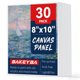 thumbnail image 1 of Tableros de Lienzo BAKEYBA 20 × 25 cm – Pack de 30, 1 of 8