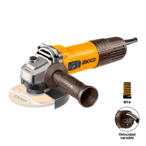 Galletera Esmeril Angular Ingco 900W 125Mm Velocidad Variabl
