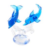 Magideal - Decoración De Delfines Adornos De Delfines Decoración Decorativa Marina Centro De Mesa Sala De Estar Encantadora Estantería Habitación Artesanía Decor C