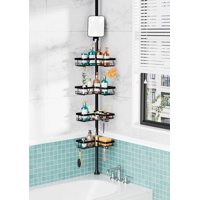 Barra De Tensión Para Ducha Kegii, Ajustable, Resistente A La Corrosión, Negra