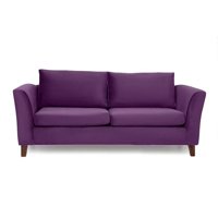 Barra Design - Sofá Ema 3C Felpa Morado