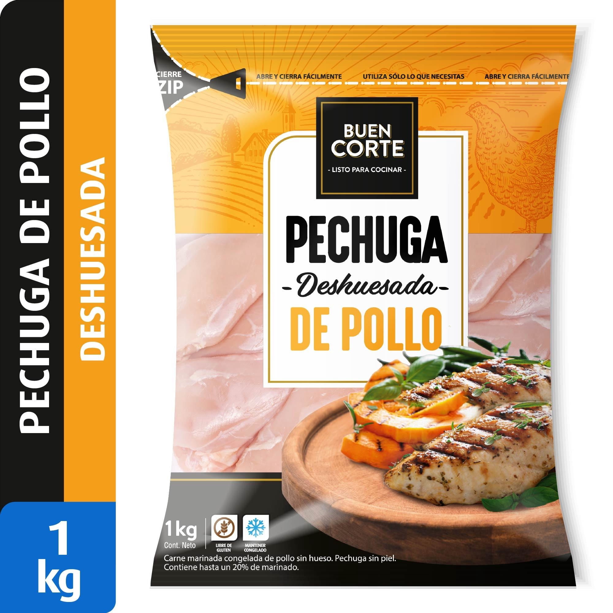 Pollo Pechuga Deshuesada Congelada 1 kg El Buen Corte