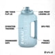 thumbnail image 3 of Botella de agua ZULU Goals de medio galón, 1,9 L, con marcador de tiempo azul, 3 of 7