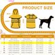 thumbnail image 2 of Impermeable para Perros Uxcell, Chaqueta Impermeable para Mascotas con Agujero para Correa con Capucha, (Amarillo, M), Destinado para Cachorros, 2 of 7