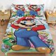 thumbnail image 1 of Super Mario Bed Duvet Cover Microfiber Bedding Sets 3D Printed Lightweight 3 Piece Comforter Sets for Kids Boys Girls, 1 of 5
