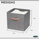 thumbnail image 5 of Pack 3 Cajas Cubo Organizador Plegable Tela Closet Ropa Etc, 5 of 10