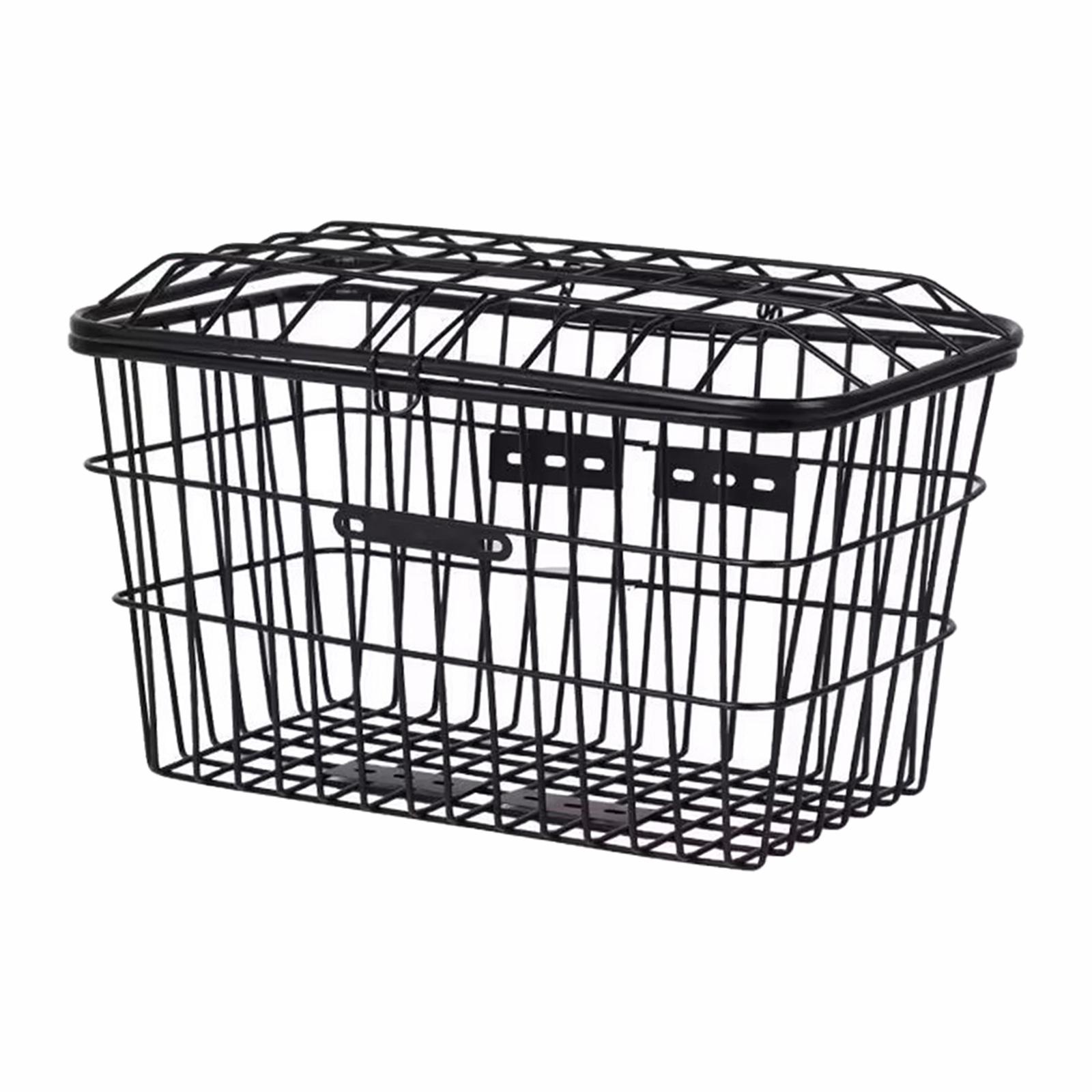 Ioensy - Cesta Trasera Para Bicicleta, Decoración, Duradera, Impermeable, Universal, Para Almacenamiento De Bicicletas