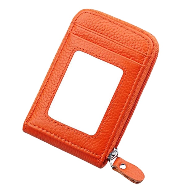 Bolsa para tarjetas de órgano, bolsa con cremallera para varias tarjetas, anti-escaneo