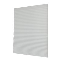 Bothyi - Cortinas Plisadas Temporales Para Ventanas, Sin Perforaciones, De Tela No Tejida, Para Oscurecer Habitaciones, Color Blanco, Talla Xl