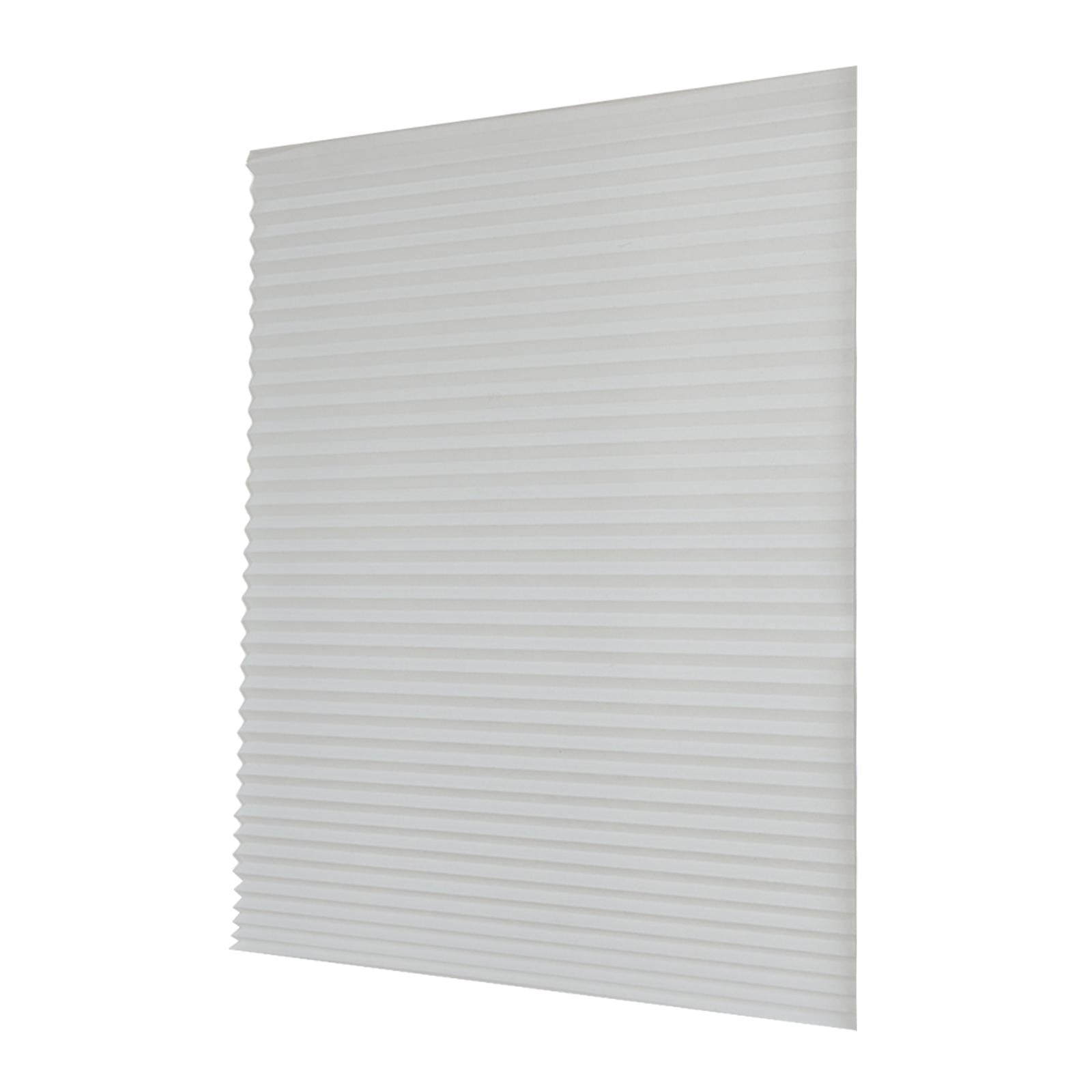 Bothyi - Cortinas Plisadas Temporales Para Ventanas, Sin Perforaciones, De Tela No Tejida, Para Oscurecer Habitaciones, Color Blanco, Talla L