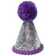thumbnail image 4 of Accesorios Para Mascotas Con Diadema Sombrero De Cumplea?os Para Mascotas Fiesta De Cumplea?os Gatito Morado, 4 of 5