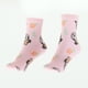 thumbnail image 2 of Tripack Calcetines Niña Rosado Flores Minnie Disney, 2 of 11