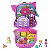 Juguetes Polly Pocket New Micro Estuche De Cerdito On The Farm