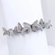 thumbnail image 4 of Pulsera Brazalete Mariposa, Circonita Pavé, Regalo  Plateado 8 Cm 24 Cm, 4 of 8