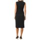 thumbnail image 3 of INSPIRE CHIC Conjunto de Traje de Falda para Mujer 2 Piezas Conjunto Moderno de Trabajo Chaleco sin Mangas y Faldas Lápiz L Negro, 3 of 5