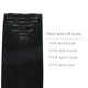 thumbnail image 2 of WENNALIFE Clip-in Hair Extensions de Cabello Humano Real, Seamless, 2 of 3