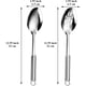 thumbnail image 2 of Xiao Hua Juego de Cucharas para Cocinar de 2 Piezas, Colador Sólido de Cocina de Acero Inoxidable, Juego de Utensilios de Cocina, Mezclar, Servir, Cucharas para Mezclar, Regalos para el Hogar y, 2 of 4