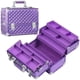 thumbnail image 1 of Funda Organizadora De Maquillaje Extra Grande Con 6 Bandejas Color Morado, 1 of 7