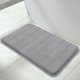 thumbnail image 1 of Alfombra de baño Yimobra, espuma viscoelástica supersuave, absorbente, 80 x 50 cm, color gris, 1 of 9