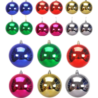 Geneerico - Esferas Navideñas Pequeñas 3Cm Lisas 24 Unidades Bambalinas