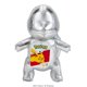 thumbnail image 1 of Peluche Pokemon PKW0238 25th Celebration Silver Charmander, 1 of 4