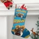 thumbnail image 2 of Pato y Ganso Tema: Calcetines de Navidad, fino lino blanco para colgar en escaleras y chimenea, decoración navideña para el hogar, regalo de Navidad. 45cm × 32cm, 2 of 5