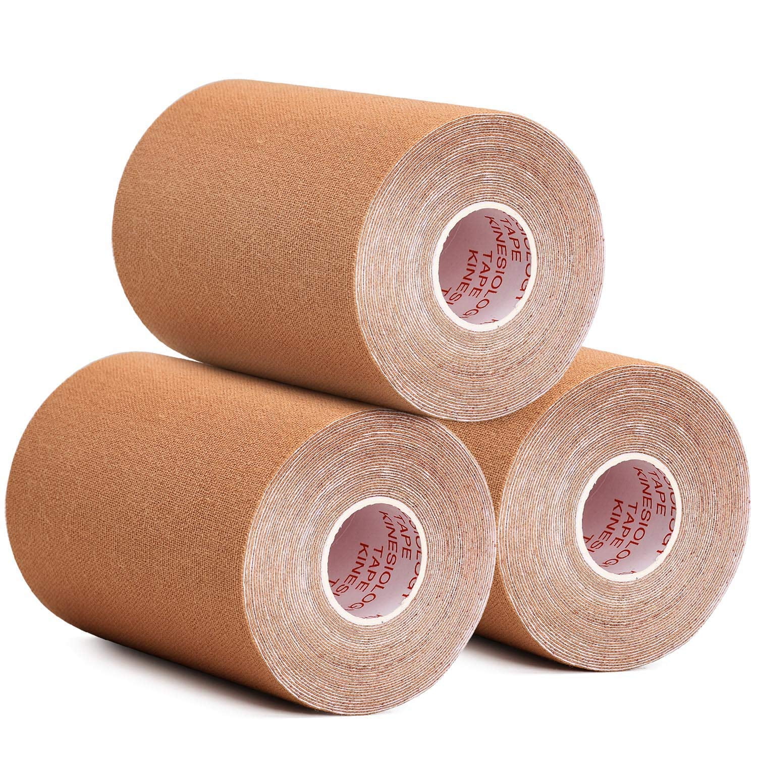 Cinta De Kinesiología Gsbomzap, Paquete De 3 Unidades, 10 Cm X 5 M, Resistente Al Agua