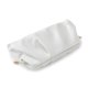 thumbnail image 3 of Bolso de mano FanChris 25 cm fruncido blanco con cadena, 3 of 7