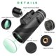 thumbnail image 4 of Telescopio monocular FOHYLOY 12X50 Zoom HD impermeable con trípode, 4 of 7