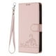 thumbnail image 1 of Funda tipo cartera FOXDOCK para Motorola Edge 40 5G con soporte, ranuras, RFID, diseño de gato, 1 of 5
