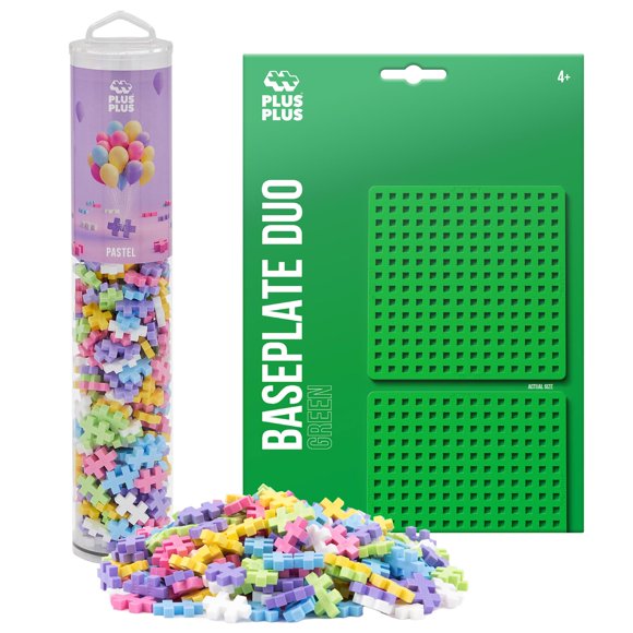 Building Blocks PLUS PLUS 240 piezas para niños con tubo y base