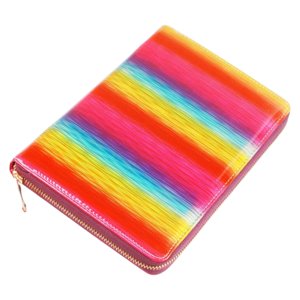 Ioensy - Estuche Para Plantilla De Uñas Herramienta De Bricolaje Estilo Láser Cierre A Presión Para Placas De Arte De Uñas Cremallera Colorida