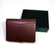thumbnail image 4 of Estuche para cartas Hebronite de piel vegana para 2 barajas con pluma, 4 of 4