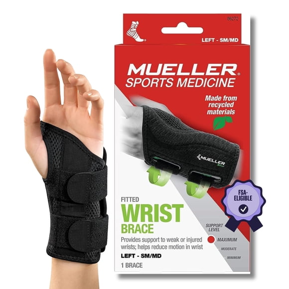 Muñequera MUELLER Sports Medicine verde para túnel carpiano