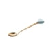 thumbnail image 1 of Xiao Hua Cuchara de Postre - Juego de 4 Piezas Cuchara de 5.7 Pulgadas de Largo, Vajilla Decorativa de Cerámica Azul Claro con Diseño de Amor, Juego de Vajilla para Uso Diario, Cubiertos para, 1 of 3