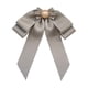 thumbnail image 1 of Broche Con Lazo Preatado Para Mujer, Alfiler De Corbata Para Bufanda, Uniforme, Aniversario, Gris, 1 of 3