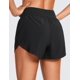 thumbnail image 2 of Shorts CRZ YOGA tiro alto con abertura tipo delfín 3" negro M, 2 of 6