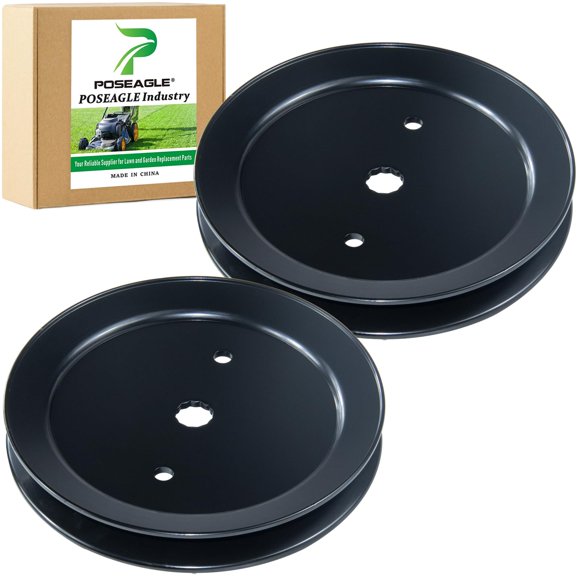 Paquete de 2 poleas de 46 cm para tractores Husqvarna POSEAGLE