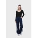 thumbnail image 4 of Polera Mujer Rib Botones Negro, 4 of 4