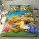 thumbnail image 1 of Winnie Pooh Conjunto de sábanas temático, trío de piezas, cómodo y amigable con la piel, diseño único, regalo de decoración para el hogar para familiares, amigos y fans,135cm *200cm, 1 of 6