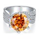 thumbnail image 1 of Anillos de Compromiso de Moissanita de 5 Uds para Mujer Corte Redondo Color D VVS1 Anillos de Diamante Azul/amarillo/rosa Bandas de Boda de Moissanita con Certificado, 1 of 9