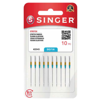 Aguja Singer 90/14 2045 (Punta Bola), Set 10 Unidades