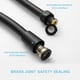 thumbnail image 4 of Manguera de ducha OFFO Ultra-Flex 152 cm negro mate PVC, 4 of 7