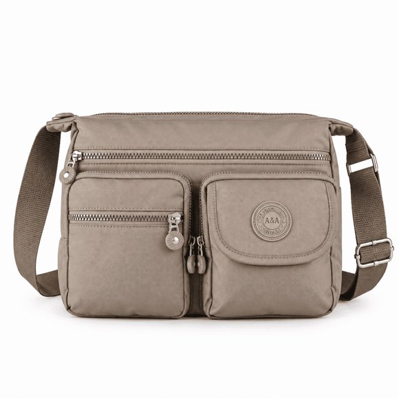 Bandolera Urbana 9 L con Múltiples Compartimientos y Correa Ajustable
