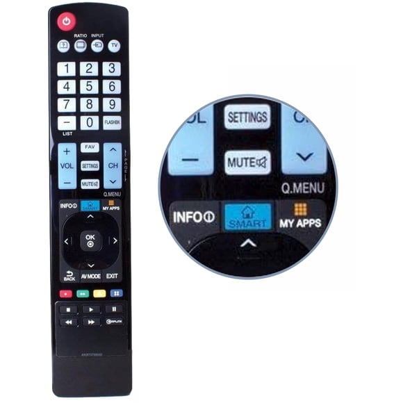 Control Remoto Smartby AKB73756542 para TV Smart LG